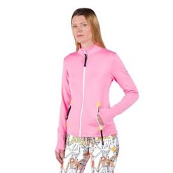 Bluza narciarska damska Rossignol Climi. Czerwone bluzy damskie Rossignol, m, bez wzorów, z elastanu, sportowe, bez ramiączek, bez kaptura. Za 919.99 zł.