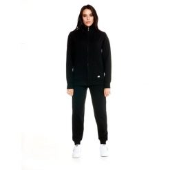 Bluza z zamek błyskawiczny na co dzień na siłownię. Białe bluzy damskie LEONE 1947 APPAREL, m, bez wzorów, z bawełny, sportowe, bez ramiączek, bez kaptura. Za 168.36 zł.