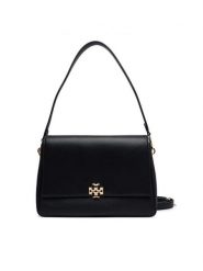 Tory Burch Torebka Charlie 180726 Czarny. Czarne listonoszki damskie Tory Burch, bez wzorów, ze skóry, bez dodatków. Za 2,639.00 zł.