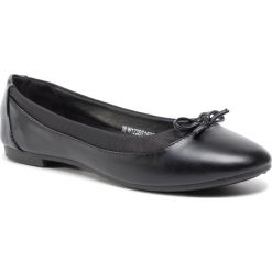 Baleriny JENNY FAIRY W123SS16078-2. Czarne balerinki damskie Jenny Fairy, bez wzorów, z materiału, bez obcasa, bez zapięcia. Za 39.99 zł.