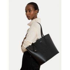 Torebka LAUREN RALPH LAUREN. Czarne shopperki damskie Lauren Ralph Lauren, bez wzorów, bez dodatków. Za 989.99 zł.