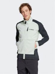 Adidas Polar Terrex Tech Flooce Hiking Fleece HS9775 Zielony Regular Fit. Zielone bluzy sportowe męskie Adidas, m, bez wzorów, z polaru, bez kaptura. Za 439.99 zł.