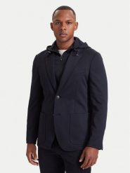 Tommy Hilfiger Marynarka MW0MW44737 Granatowy Regular Fit. Niebieskie garnitury męskie Tommy Hilfiger, m, bez wzorów, z syntetyku. Za 1,499.00 zł.