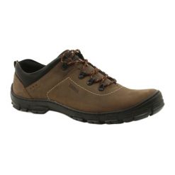 Kampol Buty męskie trekkingowe 36 oliwkowe zielone. Zielone trekkingi męskie z jeansu, bez zapięcia. Za 423.31 zł.