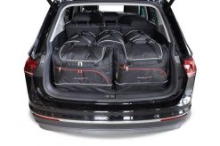 Torby Do Bagażnika Vw Tiguan Allspace 2017-2024 5Szt Kjust. Czarne torby podróżne damskie KJUST, bez wzorów, z kauczuku. Za 1,558.00 zł.