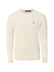 Polo Ralph Lauren sweter z dzianiny z zawartością kaszmiru Mężczyźni Kaszmir biały, XL. Białe swetry męskie Polo Ralph Lauren, m, bez wzorów, z dzianiny, klasyczne, bez kołnierzyka, bez ramiączek. Za 1,199.95 zł.