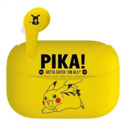 Słuchawki bezprzewodowe douszne TWS OTL Pokemon Pikachu (żółte). Żółte słuchawki bezprzewodowe OTL. Za 110.99 zł.