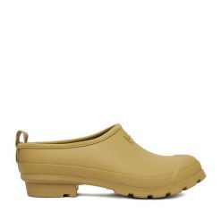 Kalosze Hunter. Brązowe kalosze damskie Hunter, bez wzorów, bez zapięcia. Za 199.99 zł.