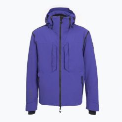 Kurtka narciarska męska EA7 Emporio Armani Ski Cortina Fashion Toray. Niebieskie kurtki sportowe męskie EA7 Emporio Armani, na zimę, l, bez wzorów, z syntetyku, bez kaptura, narciarskie, Dermizax. Za 2,249.00 zł.