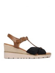 Beverly Hills Polo Club Sandały CEO-WS6253-06 Czarny. Czarne sandały damskie Beverly Hills Polo Club, bez wzorów, z materiału, bez obcasa, na koturnie, bez zapięcia. Za 149.99 zł.