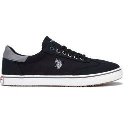 U.S. Polo Assn Ted1 Tenisówki Czarny. Czarne trampki męskie U.S. Polo Assn., bez wzorów, z materiału, bez zapięcia. Za 292.95 zł.