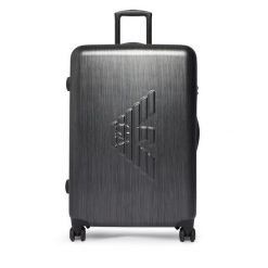 Walizka duża Emporio Armani. Szare walizki damskie Emporio Armani, bez wzorów, duże. Za 1,399.00 zł.