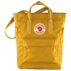 Torba miejska Fjallraven Kanken Totepack - ochre. Żółte torby na laptopa damskie Fjällräven, bez wzorów, z materiału, na ramię. Za 399.99 zł.