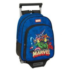 Plecak szkolny MARVEL Niebieski. Niebieskie plecaki męskie Marvel, bez wzorów. Za 201.05 zł.