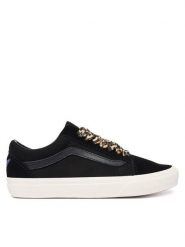 Vans Tenisówki Old Skool VN000DB3EZJ1 Czarny. Czarne trampki i tenisówki damskie Vans, bez wzorów, ze skóry, bez zapięcia. Za 399.99 zł.