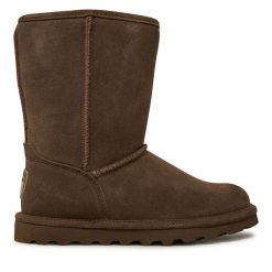 Śniegowce Bearpaw. Brązowe śniegowce damskie Bearpaw, bez zapięcia. Za 469.99 zł.