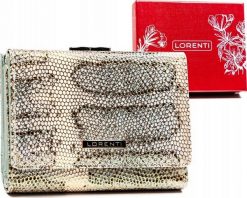 Lorenti Mały, skórzany portfel damski na zatrzask i bigiel - Lorenti NoSize. Portfele damskie LORENTI. Za 188.90 zł.