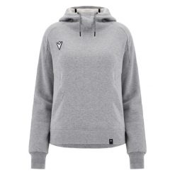 Bluza damska z kapturem Macron FCE Inari. Szare bluzy damskie Macron, bez wzorów, bez ramiączek, z kapturem. Za 346.00 zł.