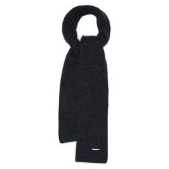 Szalik Calvin Klein. Czarne szaliki męskie Calvin Klein, bez wzorów. Za 369.99 zł.