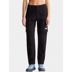 Spodnie Damskie The North Face W Exploration Reg Straight Convertible. Czarne spodnie sportowe damskie The North Face, na lato, bez wzorów, eleganckie, trekkingowe. Za 499.00 zł.