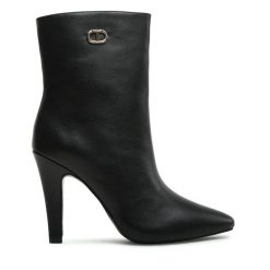 Botki TWINSET. Czarne botki damskie Twinset, bez wzorów, bez obcasa, na szpilce, bez zapięcia. Za 1,589.00 zł.