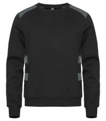 Clique Ambition Roundneck bluza unisex z recyklingowanego poliestru – Pistol. Szare bluzy damskie CLIQUE, l, bez wzorów, z bawełny, bez ramiączek, bez kaptura. Za 172.75 zł.