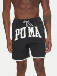Puma Szorty kąpielowe 938845 Czarny Regular Fit. Czarne kąpielówki męskie Puma, bez wzorów, z syntetyku. Za 219.99 zł.