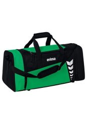 Torba sportowa Erima Six Wings. Czarne torby na ramię męskie Erima, z poliesteru, na ramię. Za 119.99 zł.