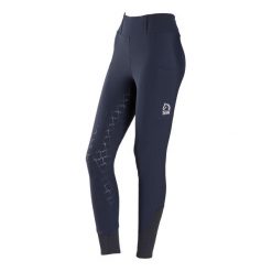 Damskie legginsy jeździeckie z pełną przyczepnością Tattini Agatea. Niebieskie legginsy damskie TATTINI, bez wzorów, z polaru. Za 507.00 zł.