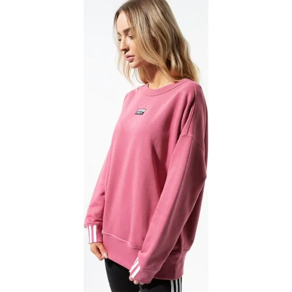 Adidas Bluza Vocal Sweat , różowy, rozmiar L. Czerwone bluzy damskie Adidas, l, bez wzorów, z bawełny, retro, bez ramiączek, bez kaptura. Za 199.99 zł.