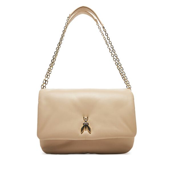 Torebka Patrizia Pepe. Brązowe listonoszki damskie Patrizia Pepe, bez wzorów, bez dodatków. Za 879.99 zł.