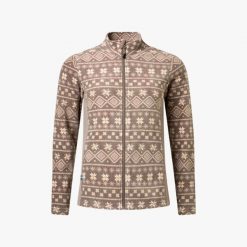 Bluza Polarowa Rozpinana Wędrówki Kobieta Idre Oddychający. Brązowe bluzy damskie SWEDEMOUNT, m, bez wzorów, z materiału, klasyczne, bez ramiączek, bez kaptura. Za 116.99 zł.