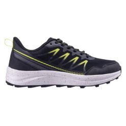 Buty trekkingowe Hi-Tec Linori. Czarne trekkingi męskie Hi-tec, z materiału, bez zapięcia. Za 291.99 zł.