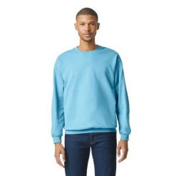 Bluza Polarowa Unisex Dla Dorosłych Softstyle Midweight. Zielone bluzy damskie GILDAN, m, bez wzorów, z bawełny, klasyczne, bez ramiączek, z kapturem. Za 88.99 zł.