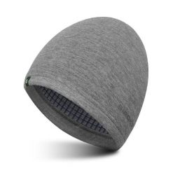 Termiczna czapka do biegania Fitness Siroko Gamma Melange Gray. Szare czapki damskie SIROKO, bez wzorów, z tkaniny. Za 148.00 zł.