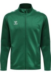 Kurtka z dresu Hummel Core Xk. Zielone kurtki sportowe damskie Hummel, m, bez wzorów, z dresówki, bez ramiączek, bez kaptura, na golfa. Za 161.70 zł.