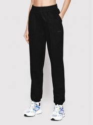 Sprandi Spodnie dresowe SP22-SPD504 Czarny Regular Fit. Czarne spodnie dresowe damskie Sprandi, bez wzorów, z bawełny. Za 169.99 zł.