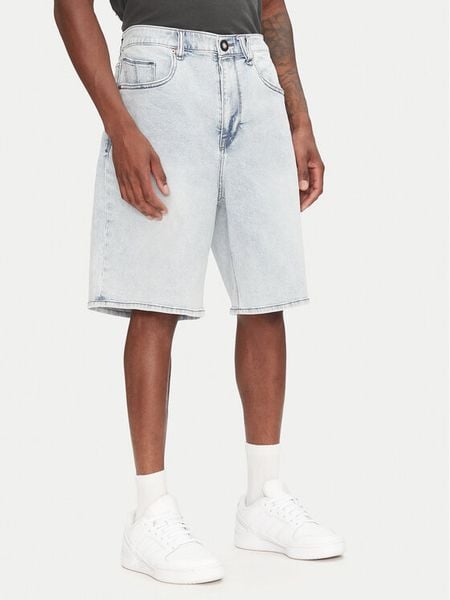 Volcom Szorty jeansowe Billow A2012200 Niebieski Relaxed Fit. Niebieskie szorty męskie Volcom, bez wzorów, z bawełny. Za 389.99 zł.