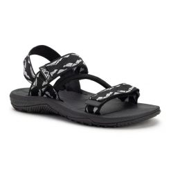 Sandały damskie KADVA Cruzo WMNS. Czarne sandały damskie KADVA, bez wzorów, bez obcasa, bez zapięcia. Za 119.99 zł.