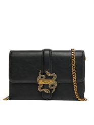 Just Cavalli Torebka 79RA5PA6 Czarny. Czarne listonoszki damskie Just Cavalli, bez wzorów, ze skóry, bez dodatków. Za 469.99 zł.
