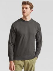 Lekka bluza polarowa Fruit Of The Loom Adulto Grafit. Szare bluzy damskie fruit of the loom, m, bez wzorów, z bawełny, bez ramiączek, bez kaptura. Za 147.99 zł.