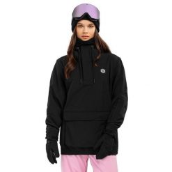 Kurtka narciarsko-snowboardowa damska W3-W North Ice. Czarne kurtki sportowe damskie SIROKO, l, bez wzorów, z softshellu, bez ramiączek, bez kaptura, narciarskie. W wyprzedaży za 297.00 zł.