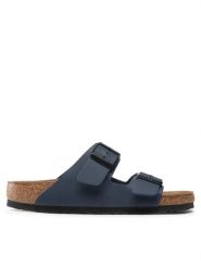 Birkenstock Klapki Arizona 0051751 Granatowy. Niebieskie klapki męskie Birkenstock, bez wzorów, ze skóry, bez zapięcia. Za 356.99 zł.