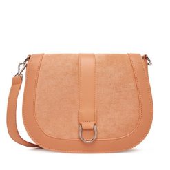 Torebka DeeZee. Brązowe listonoszki damskie DeeZee, bez wzorów, bez dodatków. Za 129.99 zł.