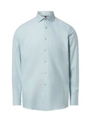 Finshley & Harding koszula non-iron Mężczyźni Modern Fit Bawełna zielony, 42. Zielone koszule męskie Finshley & Harding, m, bez wzorów, z bawełny, biznesowe, bez kołnierzyka, bez ramiączek. Za 299.95 zł.
