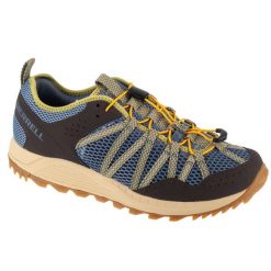 Buty trekkingowe męskie, Wildwood Aerosport. Szare buty zimowe męskie Merrell, bez wzorów, z gumy, bez obcasa, bez zapięcia. Za 359.99 zł.