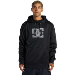 Bluza z kapturem DC Shoes SNOWSTAR - TECHNICAL FLEECE, Mężczyźni. Czarne bluzy męskie DC Shoes, m, bez wzorów, z poliesteru, sportowe, bez ramiączek, z kapturem. Za 490.00 zł.