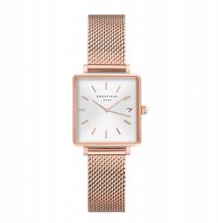 Zegarek Rosefield The Boxy XS Zegarek damski srebrna tarcza 22 mm (QMWMRG-Q040). Szare zegarki damskie Rosefield, srebrne. Za 290.99 zł.