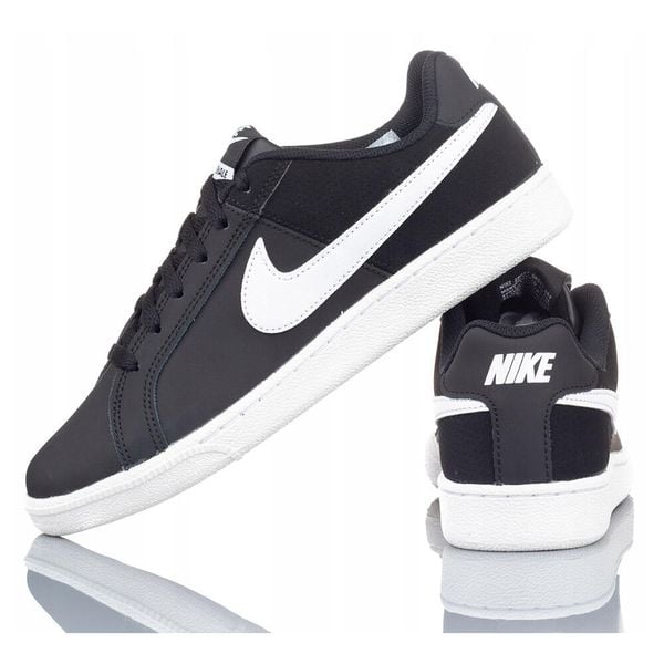 Buty Sportowe Damskie Nike Court Royale. Czarne obuwie sportowe damskie Nike, bez wzorów, bez zapięcia, trekkingowe, Nike Court. Za 203.30 zł.