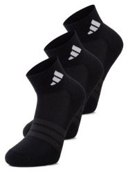 Adidas Performance Męskie skarpety za kostkę w 3-paku Mężczyźni Bawełna czarny, L. Czarne skarpety męskie adidas Performance, bez wzorów, z bawełny. Za 54.95 zł.